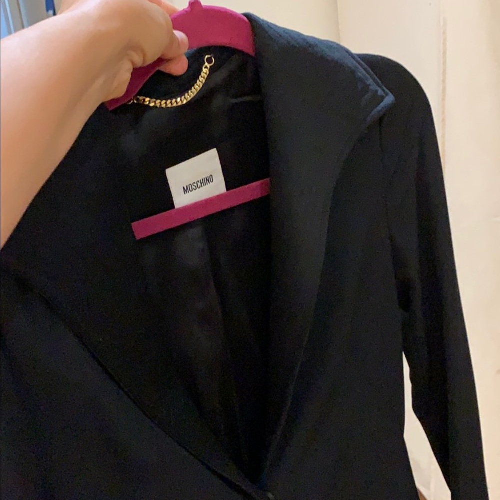Moschino Black dressy coat/jacket